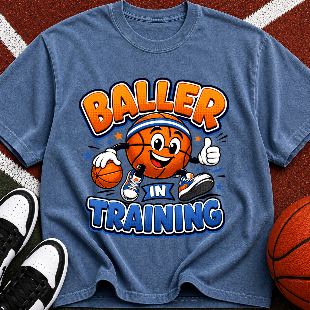 Baller in Training Kids' Basketball T-Shirt
