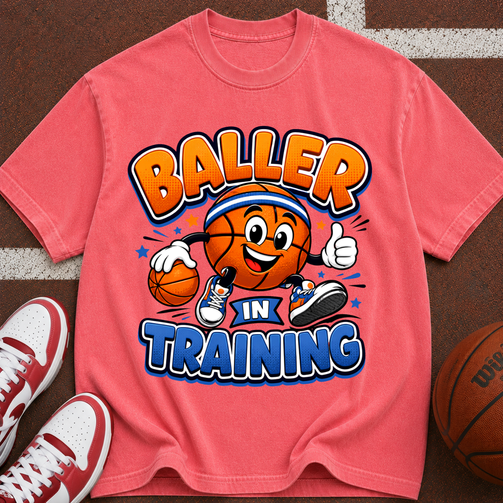 Baller in Training Kids' Basketball T-Shirt