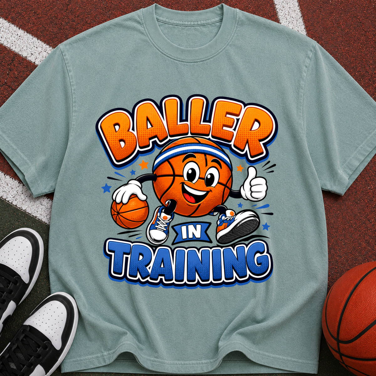 Baller in Training Kids' Basketball T-Shirt