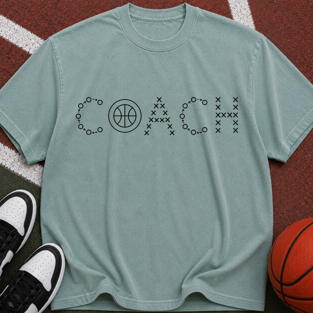 Coach Basketball Vintage Garment-Dyed T-Shirt