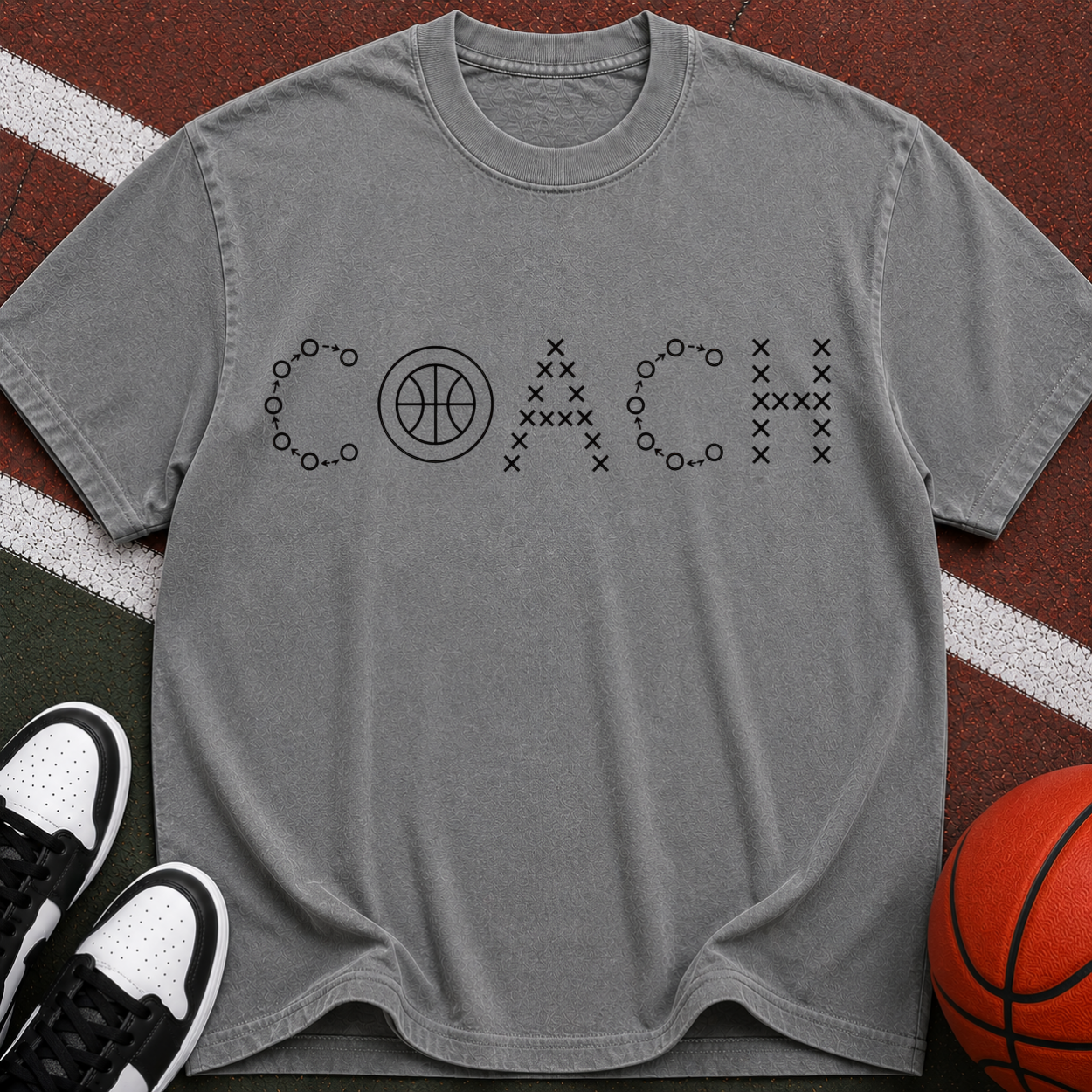 Coach Basketball Vintage Garment-Dyed T-Shirt
