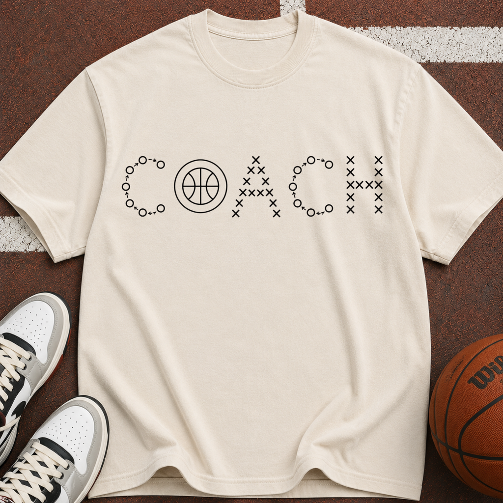 Coach Basketball Vintage Garment-Dyed T-Shirt