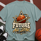 Future All-Star Basketball T-Shirt — Youth Basketball Tee, "Future All-Star Est. 2026"