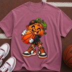 Pumpkin Jam Basketball T‑Shirt — Halloween Pumpkin Player Graphic Tee
