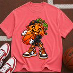 Pumpkin Jam Basketball T‑Shirt — Halloween Pumpkin Player Graphic Tee