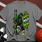 Watch. Wait. Win. Graphic T‑Shirt — Streetwear Snake King Design