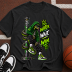 Watch. Wait. Win. Graphic T‑Shirt — Streetwear Snake King Design