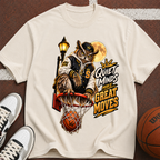 Vintage Owl Basketball T‑Shirt — “Quiet Minds Make Great Moves”