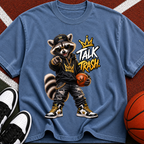 Talk Trash Raccoon Basketball T-Shirt