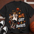 Nuts, Grit & Buckets Basketball Graphic Tee