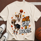 Nuts, Grit & Buckets Basketball Graphic Tee