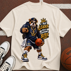 Basketball Mascot Graphic Tee – "True Leader Makes Everyone Better"