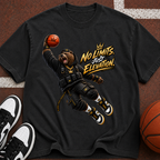 Basketball Ape Dunk T‑Shirt — "No Limits Just Elevation" Graphic Tee