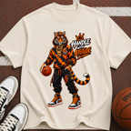 Tiger Basketball T-Shirt — “Handle With Attitude” Graphic Tee