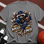 No Walls No Limits Raccoon Graphic T-Shirt