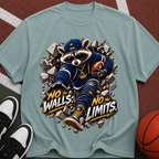 No Walls No Limits Raccoon Graphic T-Shirt