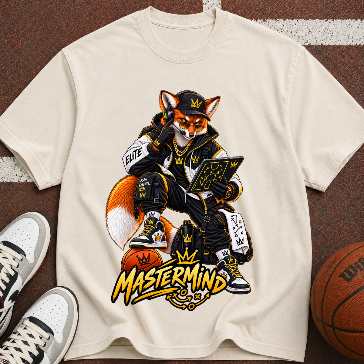 Mastermind Fox Graphic T-Shirt