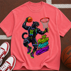 Panther Dunk Basketball T-Shirt — "Fearless, Focused, Unstoppable"