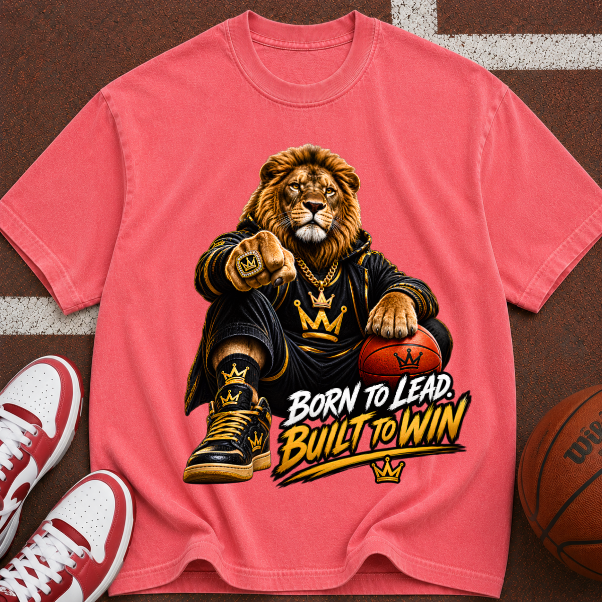 Born to Lead "Built to Win" Lion T-Shirt