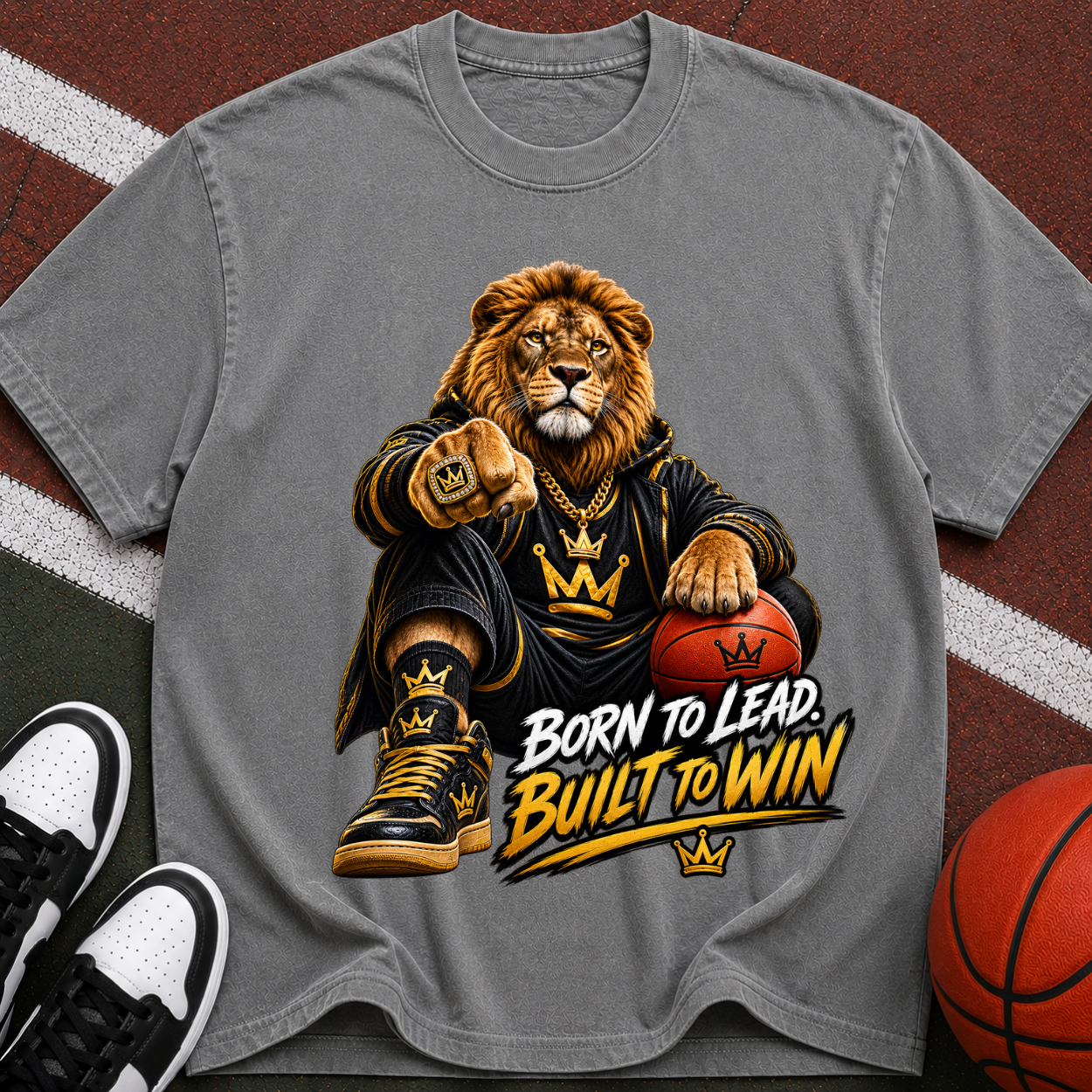 Born to Lead "Built to Win" Lion T-Shirt