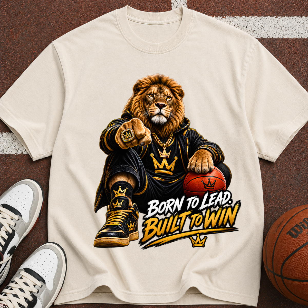 Born to Lead "Built to Win" Lion T-Shirt
