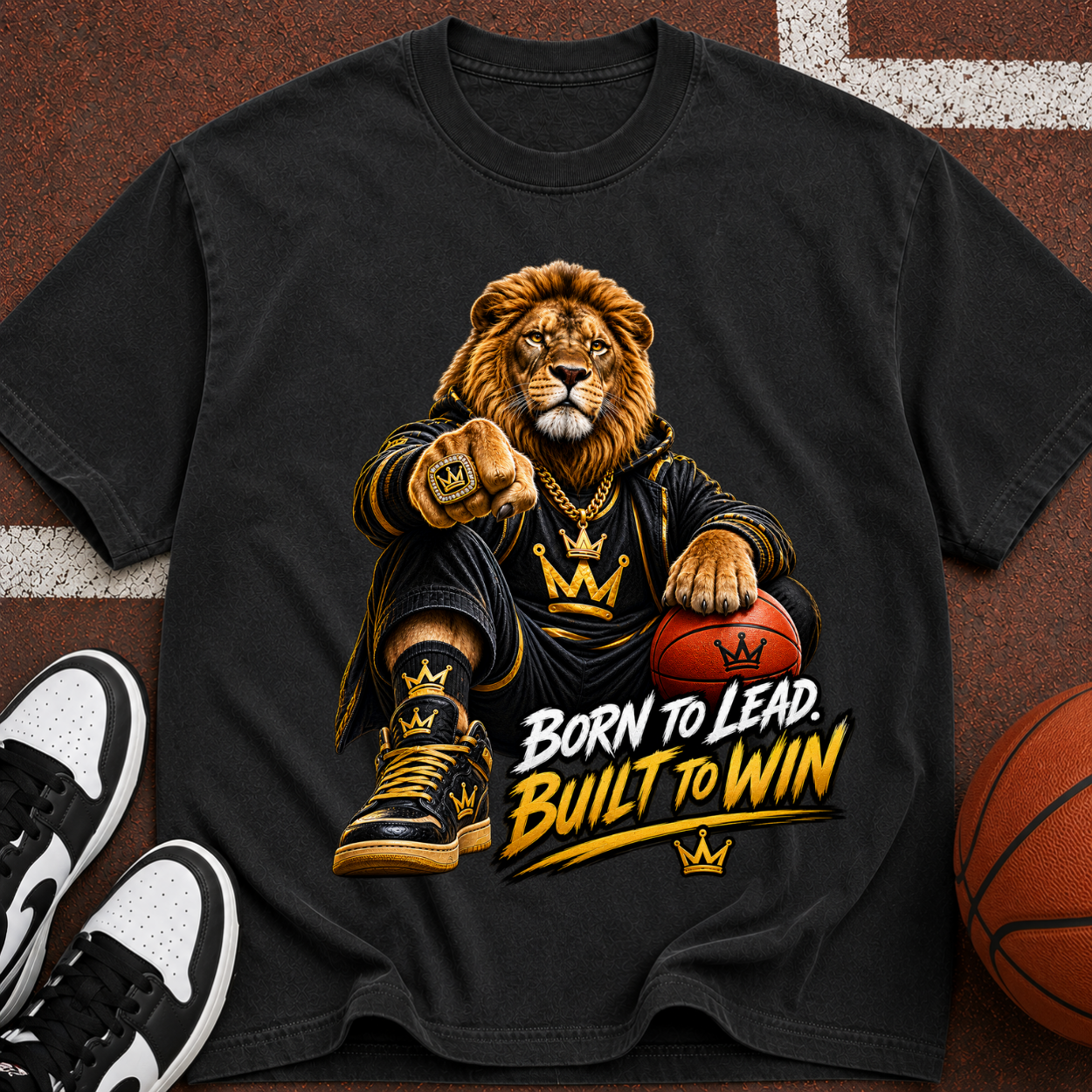 Born to Lead "Built to Win" Lion T-Shirt