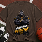 Gorilla 'Unshaken Unstoppable' Graphic T-Shirt