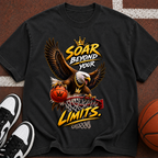 Eagle Basketball T-Shirt — "Soar Beyond Your Limits" Motivational Tee