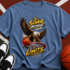 Eagle Basketball T-Shirt — "Soar Beyond Your Limits" Motivational Tee