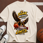Eagle Basketball T-Shirt — "Soar Beyond Your Limits" Motivational Tee