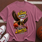 Eagle Basketball T-Shirt — "Soar Beyond Your Limits" Motivational Tee