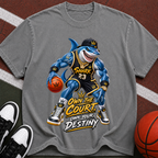 Basketball Shark Graphic Tee — "Own the Court, Own Your Destiny"