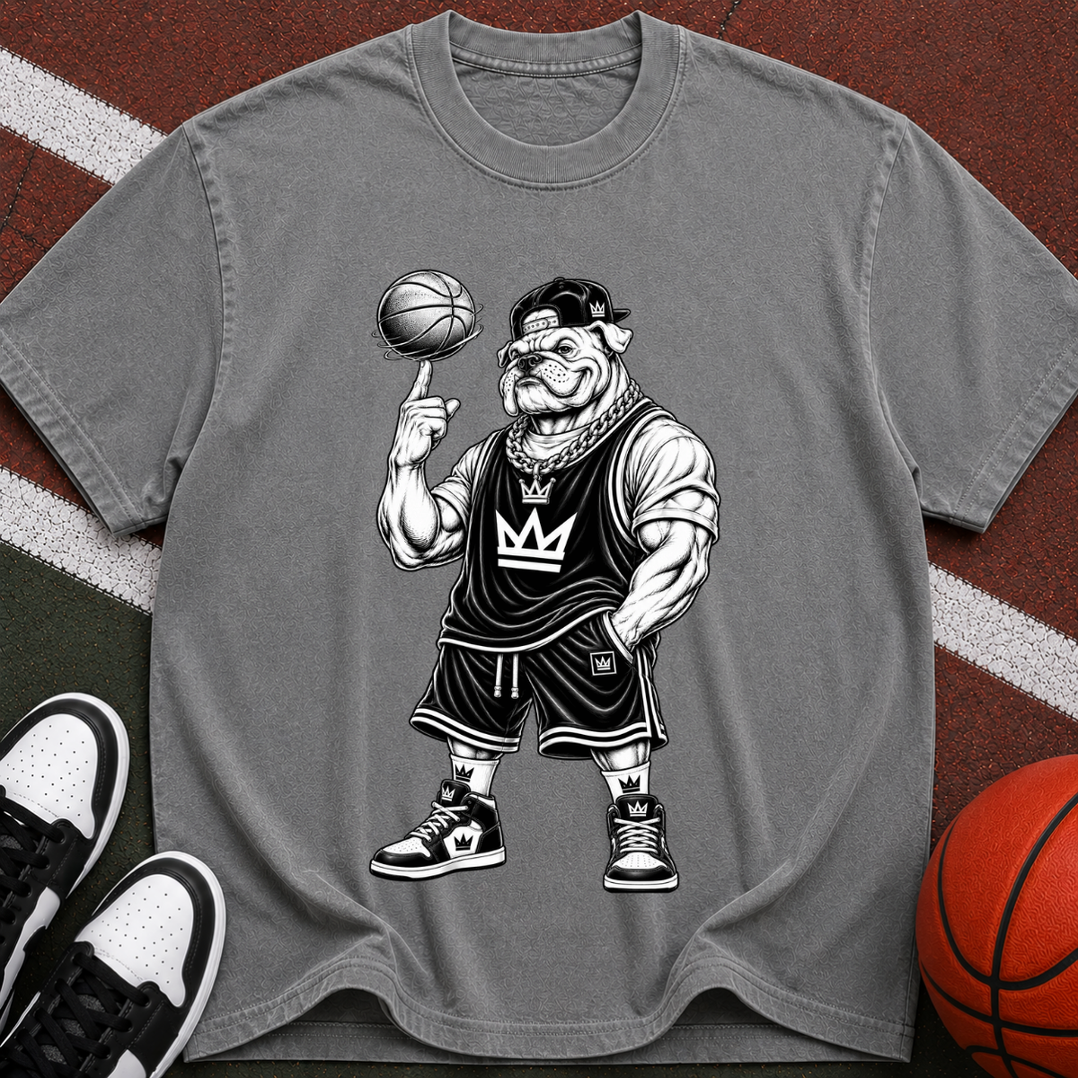 Basketball Tee — Vintage Streetwear Graphic T-Shirt