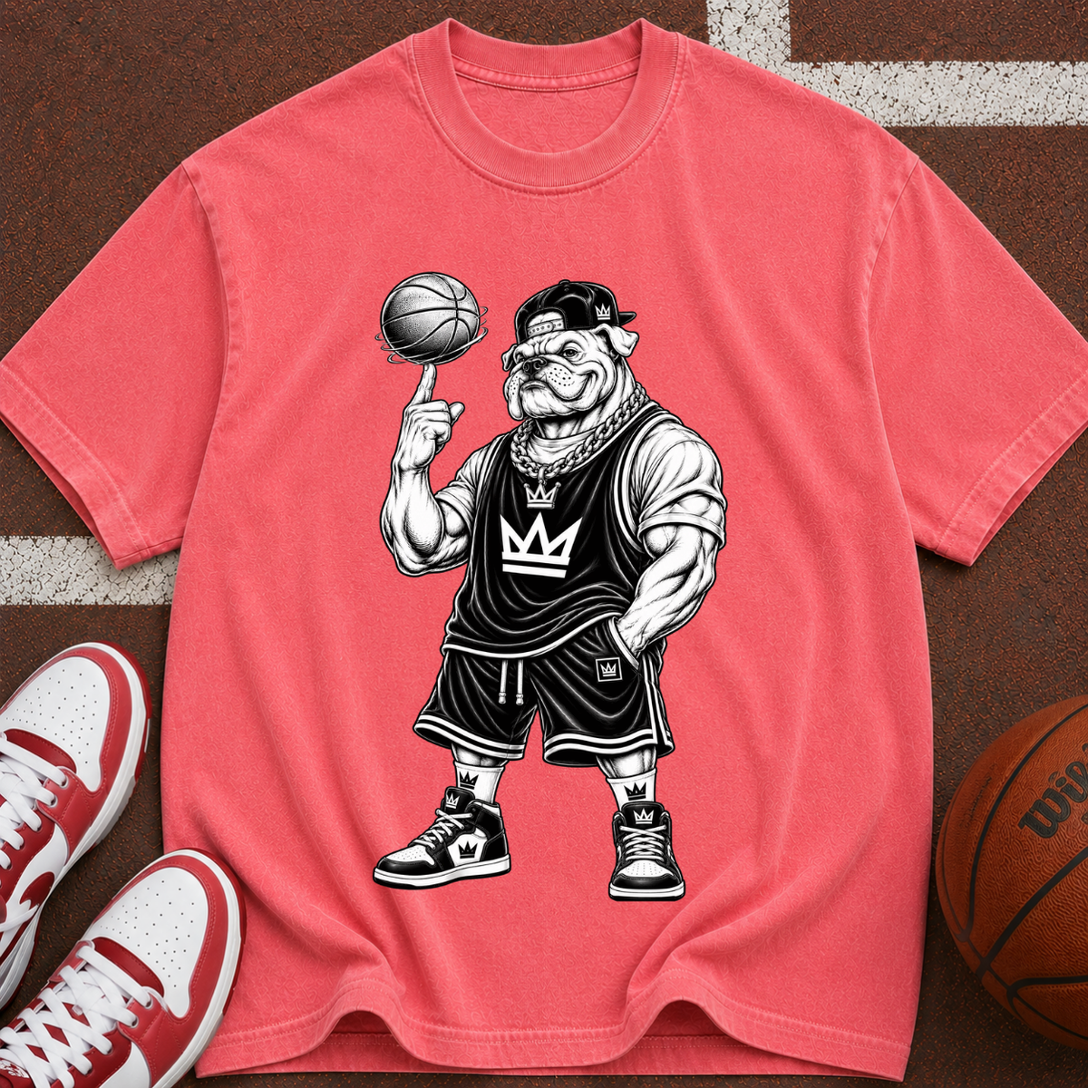 Basketball Tee — Vintage Streetwear Graphic T-Shirt