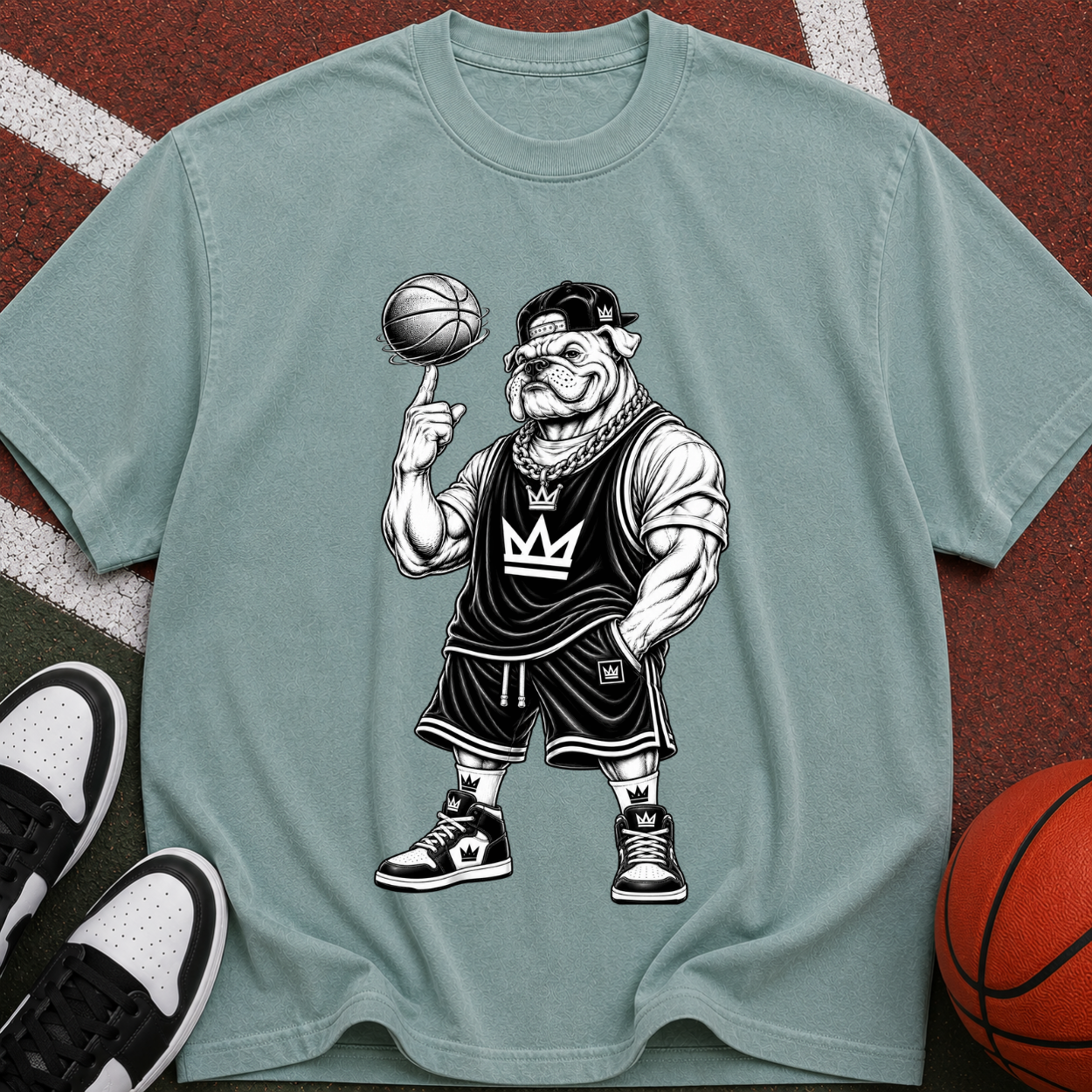 Basketball Tee — Vintage Streetwear Graphic T-Shirt