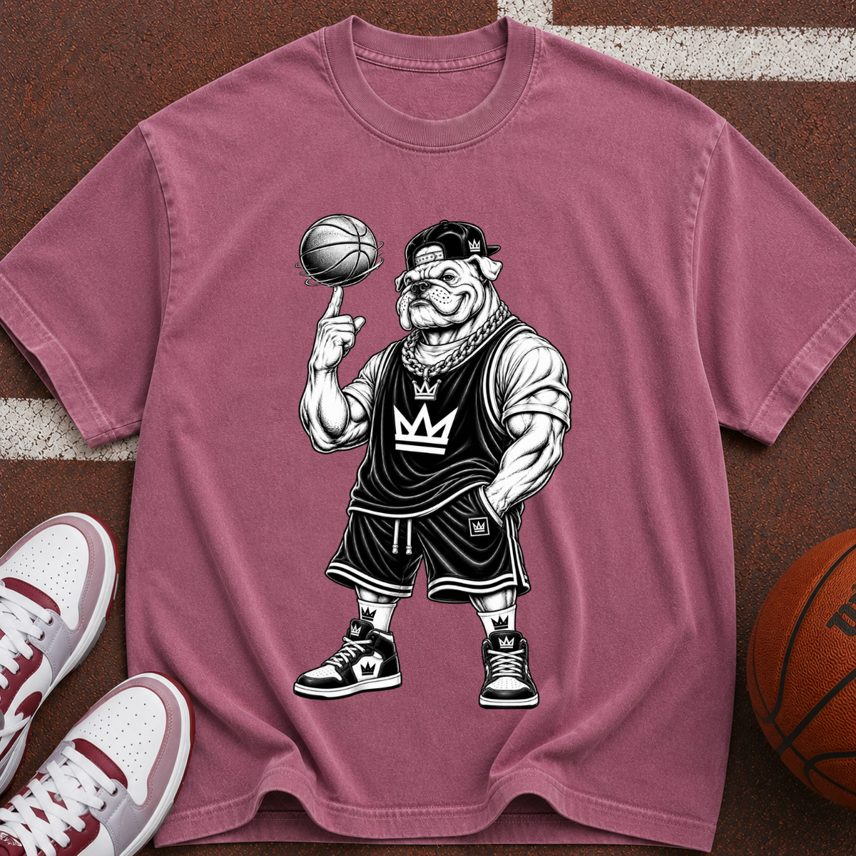 Basketball Tee — Vintage Streetwear Graphic T-Shirt