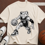 Basketball El Coqui Graphic T-Shirt — Retro Streetwear Tee with “07” Jersey Design