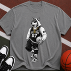 Basketball Graphic T‑Shirt — Retro Animal Streetwear Tee