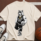 Basketball Graphic T‑Shirt — Retro Animal Streetwear Tee