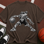 Basketball El Coqui Graphic T-Shirt — 'Coqui 07' Retro Sports Tee