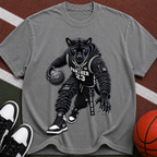 Panther Basketball T-Shirt – Vintage Bear Hoops Grafik-T-Shirt