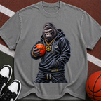 Gorilla Hoops Graphic T-Shirt — Streetwear Basketball Ape Design