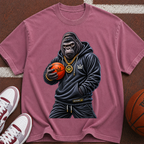 Gorilla Hoops Graphic T-Shirt — Streetwear Basketball Ape Design