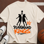 Playground Kings Basketball T-Shirt — Retro Streetball Graphic Tee