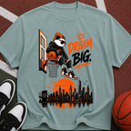 Dream Big Basketball Panda T-Shirt