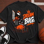 Dream Big Basketball Panda T-Shirt