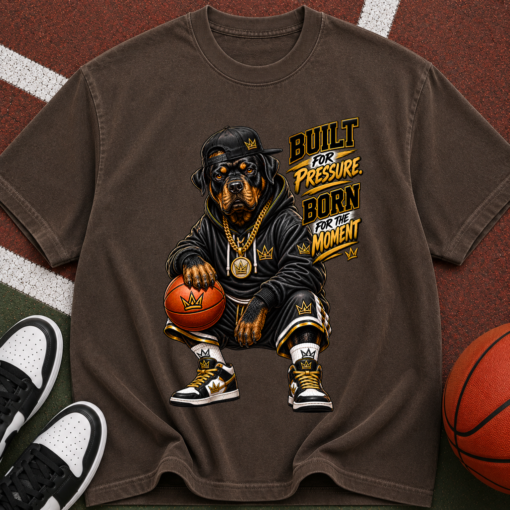 Basketball Graphic T-Shirt — "Built to Be Legendary" Streetwear Tee