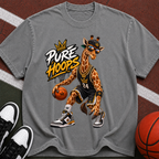 Giraffe Basketball Tee — "Pure Hoops" Graphic T-Shirt