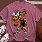Giraffe Basketball Tee — "Pure Hoops" Graphic T-Shirt