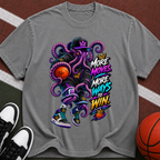 Octopus Basketball T-Shirt — “More Moves, More Ways to Win” Graphic Tee